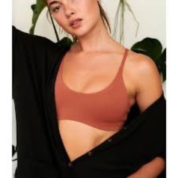 FREE PEOPLE INTIMATELY SCUBA BRALETTE SUNRUST - Picture 3 of 9